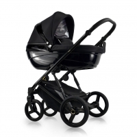 Коляска 2 в 1 Bexa Glamour, GL 02 (Черный глянцевый)