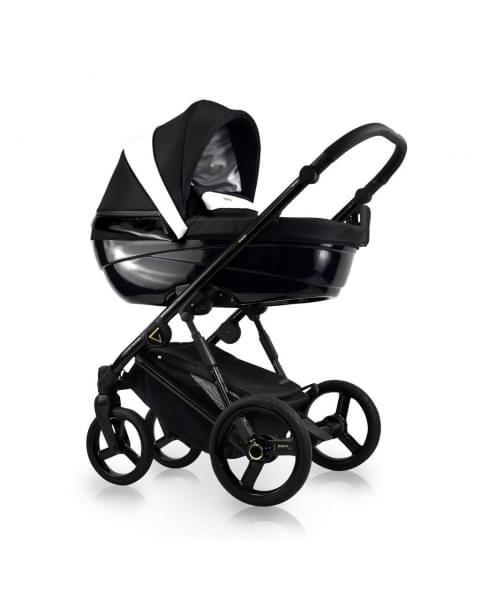 Коляска 2 в 1 Bexa Glamour, GL 02 (Черный глянцевый)