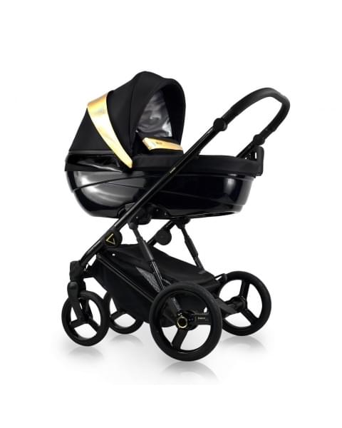 Коляска 2 в 1 Bexa Glamour, GL 02 (Черный глянцевый)