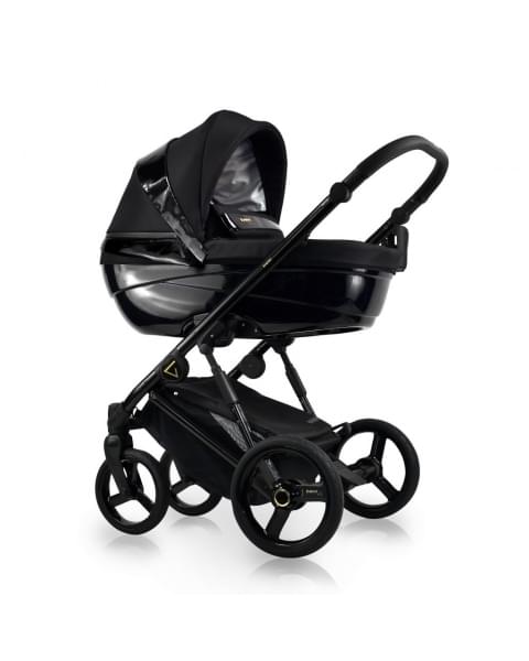 Коляска 2 в 1 Bexa Glamour, GL 02 (Черный глянцевый)