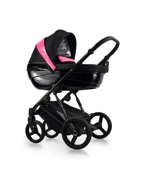 Коляска 2 в 1 Bexa Glamour, GL 02 (Черный глянцевый)