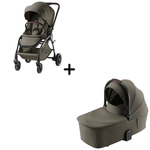 Коляска 2 в 1 Britax Roemer Rio Lux, Urban Olive (Темно-зеленый)