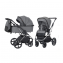 Коляска 2 в 1 Carrello Aurora CRL-6505 / 2023, Carbon Grey / шасси Chrome (Серый)