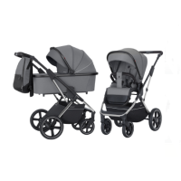 Коляска 2 в 1 Carrello Aurora CRL-6505 / 2023, Carbon Grey / шасси Chrome (Серый)