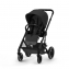 Коляска 2 в 1 Cybex Balios S Lux New 2023 шасси Black, Moon Black (Черный / шасси Черный)