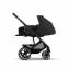 Коляска 2 в 1 Cybex Balios S Lux New 2023 шасси Black, Moon Black (Черный / шасси Черный)