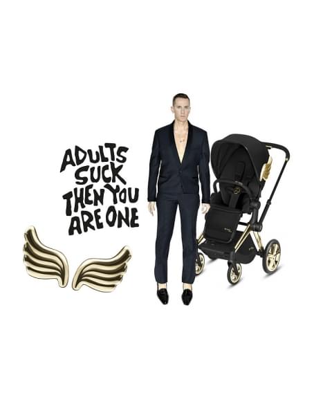 Коляска 2 в 1 Cybex Priam IV Jeremy Scott Wings
