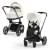 Коляска 2 в 1 Cybex Priam IV Platinum Collection шасси Matt Black, Off White (Белый)