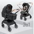 Коляска 2 в 1 Happy Baby Celine Pro, Black (Черный)