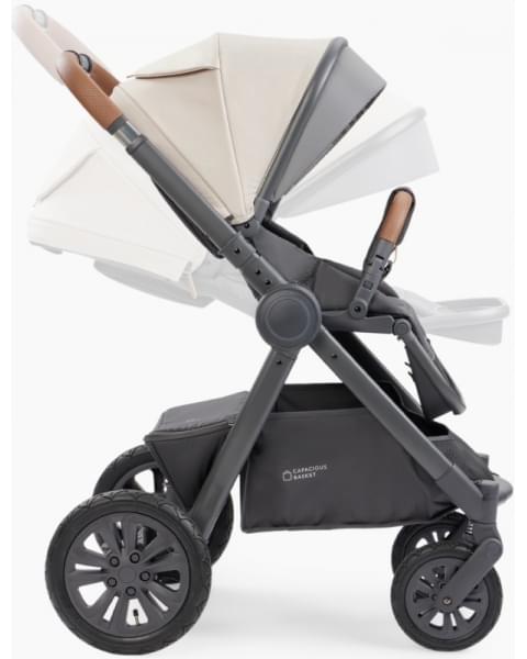 Коляска 2 в 1 Happy Baby Mommer Pro Nova (надувные колеса), Beige Nova (Бежевый)