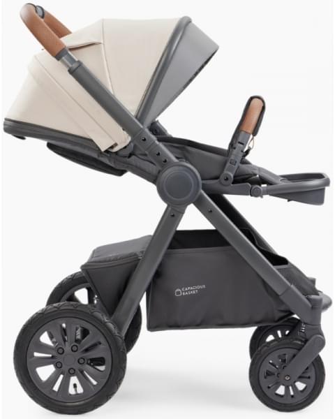 Коляска 2 в 1 Happy Baby Mommer Pro Nova (надувные колеса), Beige Nova (Бежевый)