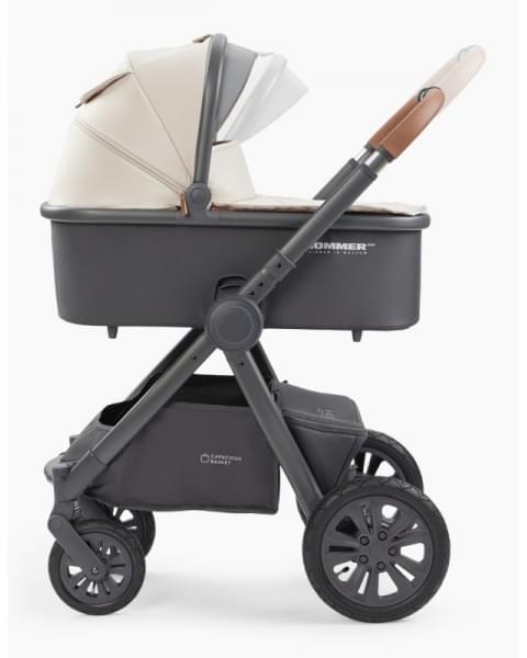Коляска 2 в 1 Happy Baby Mommer Pro Nova (надувные колеса), Beige Nova (Бежевый)