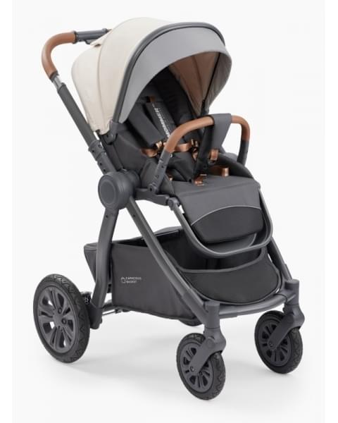 Коляска 2 в 1 Happy Baby Mommer Pro Nova (надувные колеса), Beige Nova (Бежевый)