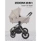Коляска 2 в 1 Mowbaby Zoom PU Milky