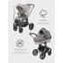 Коляска 2 в 1 Mowbaby Zoom PU Milky