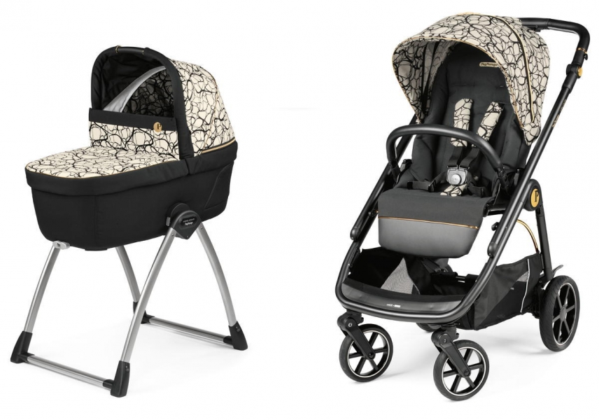 Коляска 2 в 1 Peg Perego Veloce Belvedere Graphic Gold