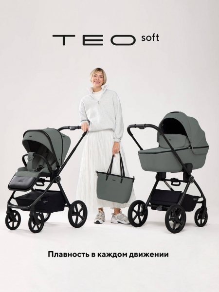 Коляска 2 в 1 Rant Teo Soft Olive