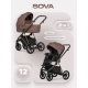 Коляска 2 в 1 Riko Sova 02 Mousse