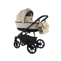 Коляска 2 в 1 Sevillababy Tisso, TIS-01 - Светло-бежевый / Эко-кожа