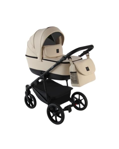 Коляска 2 в 1 Sevillababy Tisso, TIS-01 - Светло-бежевый / Эко-кожа