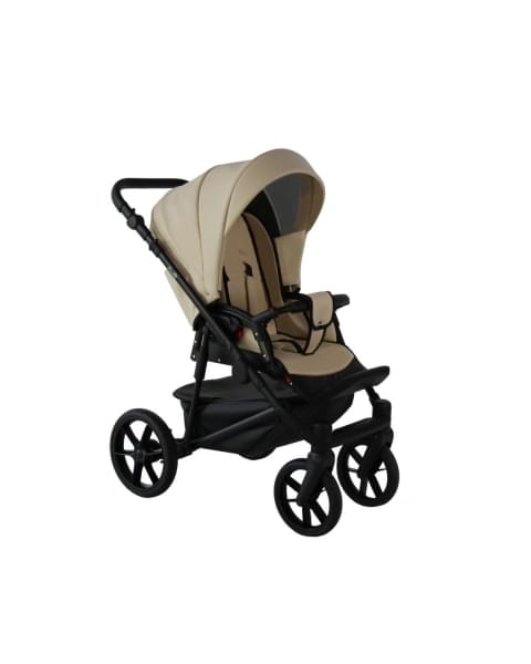 Коляска 2 в 1 Sevillababy Tisso, TIS-01 - Светло-бежевый / Эко-кожа