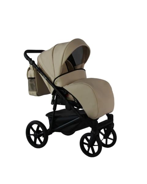 Коляска 2 в 1 Sevillababy Tisso, TIS-01 - Светло-бежевый / Эко-кожа