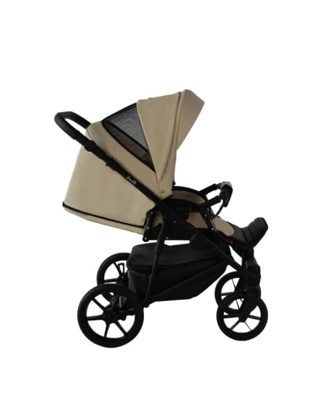 Коляска 2 в 1 Sevillababy Tisso, TIS-01 - Светло-бежевый / Эко-кожа