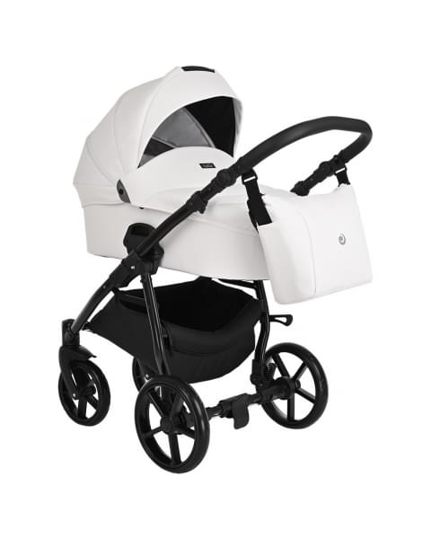 Коляска 2 в 1 Tutis Novo Leather 2023, White (Белый)