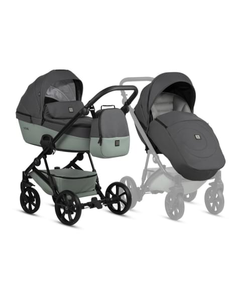 Коляска 2 в 1 Tutis Viva 5+ Essential, Sage (039)