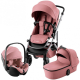 Коляска 3 в 1 Britax Roemer Smile 5Z, Dusty Rose (Розовый) + Автокресло Baby-Safe Pro Style, Dusty Rose (Розовый)