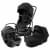 Коляска 3 в 1 Britax Roemer Smile 5Z, Space Black (Черный) + Автокресло Britax Roemer Baby-Safe Pro Classic (0-13 кг), Deep Black (Черный)