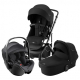 Коляска 3 в 1 Britax Roemer Smile 5Z, Space Black (Черный) + Автокресло Britax Roemer Baby-Safe Pro (0-13 кг), Space Black (Черный)