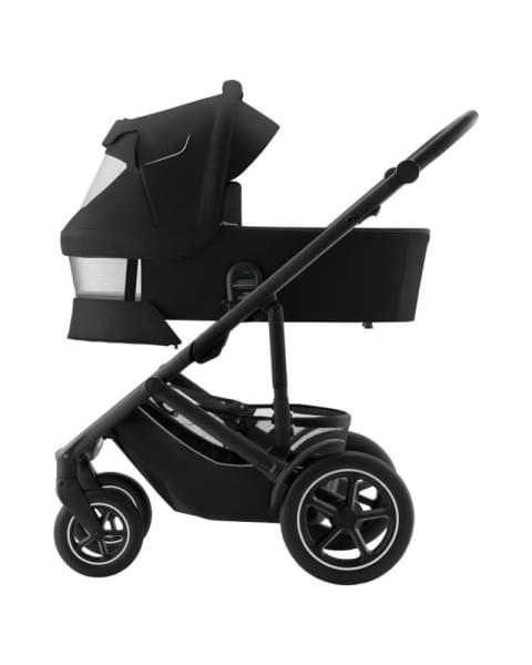 Коляска 3 в 1 Britax Roemer Smile 5Z, Space Black (Черный) + Автокресло Britax Roemer Baby-Safe Pro Classic (0-13 кг), Deep Black (Черный)