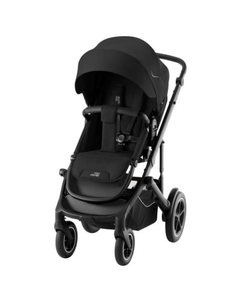 Коляска 3 в 1 Britax Roemer Smile 5Z, Space Black (Черный) + Автокресло Britax Roemer Baby-Safe Pro Classic (0-13 кг), Deep Black (Черный)