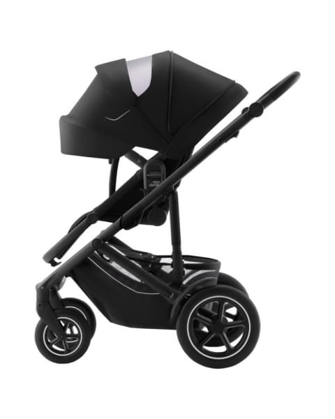 Коляска 3 в 1 Britax Roemer Smile 5Z, Space Black (Черный) + Автокресло Britax Roemer Baby-Safe Pro Classic (0-13 кг), Deep Black (Черный)