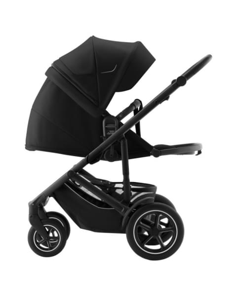 Коляска 3 в 1 Britax Roemer Smile 5Z, Space Black (Черный) + Автокресло Britax Roemer Baby-Safe Pro Classic (0-13 кг), Deep Black (Черный)