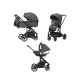 Коляска 3 в 1 Carrello Alfa CRL-6508 / 2023, Falcon Grey (Темно-серый)