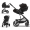 Коляска 3 в 1 Cybex Balios S Lux 2025 цвет Moon Black + Автокресло Cloud G3