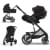 Коляска 3 в 1 Cybex Balios S Lux 2025 цвет Moon Black + Автокресло Cloud G Plus