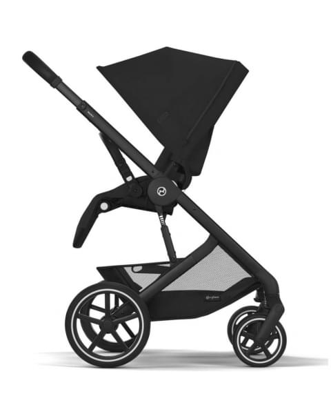 Коляска 3 в 1 Cybex Balios S Lux 2025 цвет Moon Black + Автокресло Cloud G Plus