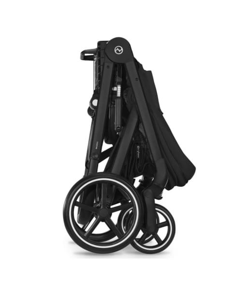 Коляска 3 в 1 Cybex Balios S Lux 2025 цвет Moon Black + Автокресло Cloud G Plus