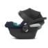Коляска 3 в 1 Cybex Priam IV Chrome Brown complete и автокресло Aton B2 i-Size Bay Blue Leaf Green