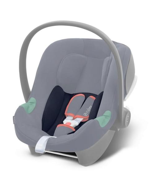Коляска 3 в 1 Cybex Priam IV Chrome Brown complete и автокресло Aton B2 i-Size Bay Blue Leaf Green