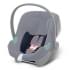 Коляска 3 в 1 Cybex Priam IV Chrome Brown complete и автокресло Aton B2 i-Size Bay Blue Leaf Green