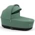 Коляска 3 в 1 Cybex Priam IV Chrome Brown complete и автокресло Aton B2 i-Size Bay Blue Leaf Green