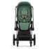 Коляска 3 в 1 Cybex Priam IV Chrome Brown complete и автокресло Aton B2 i-Size Bay Blue Leaf Green