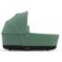 Коляска 3 в 1 Cybex Priam IV Chrome Brown complete и автокресло Aton B2 i-Size Bay Blue Leaf Green