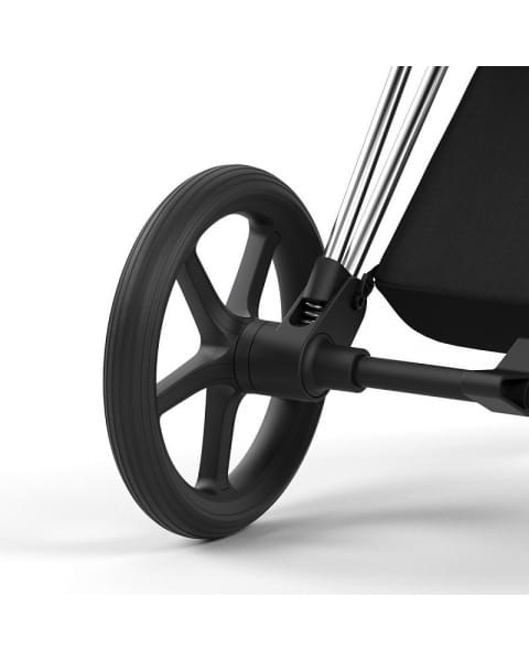 Коляска 3 в 1 Cybex Priam IV Chrome Brown complete и автокресло Aton B2 i-Size Bay Blue Leaf Green