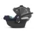 Коляска 3 в 1 Cybex Priam IV Chrome Brown complete и автокресло Aton B2 i-Size Bay Blue Leaf Green