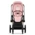 Коляска 3 в 1 Cybex Priam IV Rosegold и автокресло Aton B2 i-Size Peach Pink/Bay Blue